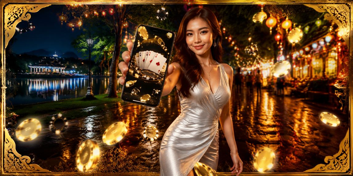 Permainan poker bertanggungjawab dengan rekabentuk batik Malaysia di platform 19800